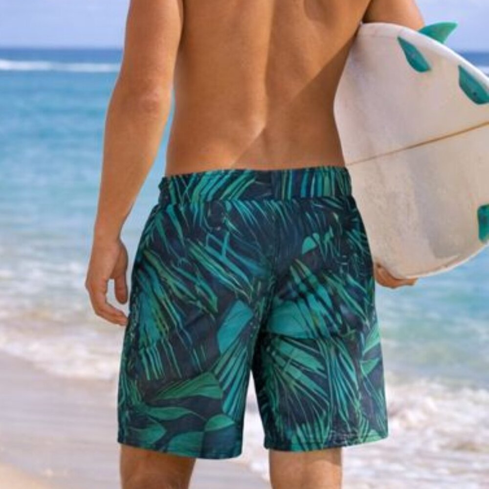 American Eagle Stretch Microfiber 3 Mesh Pocket Board Shorts Med 32-34 waist